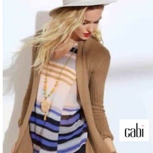 Cabi 3273 semi sheer underline stripe #52C
